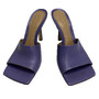 Mule Bottega Veneta Stretch Couro Lilás