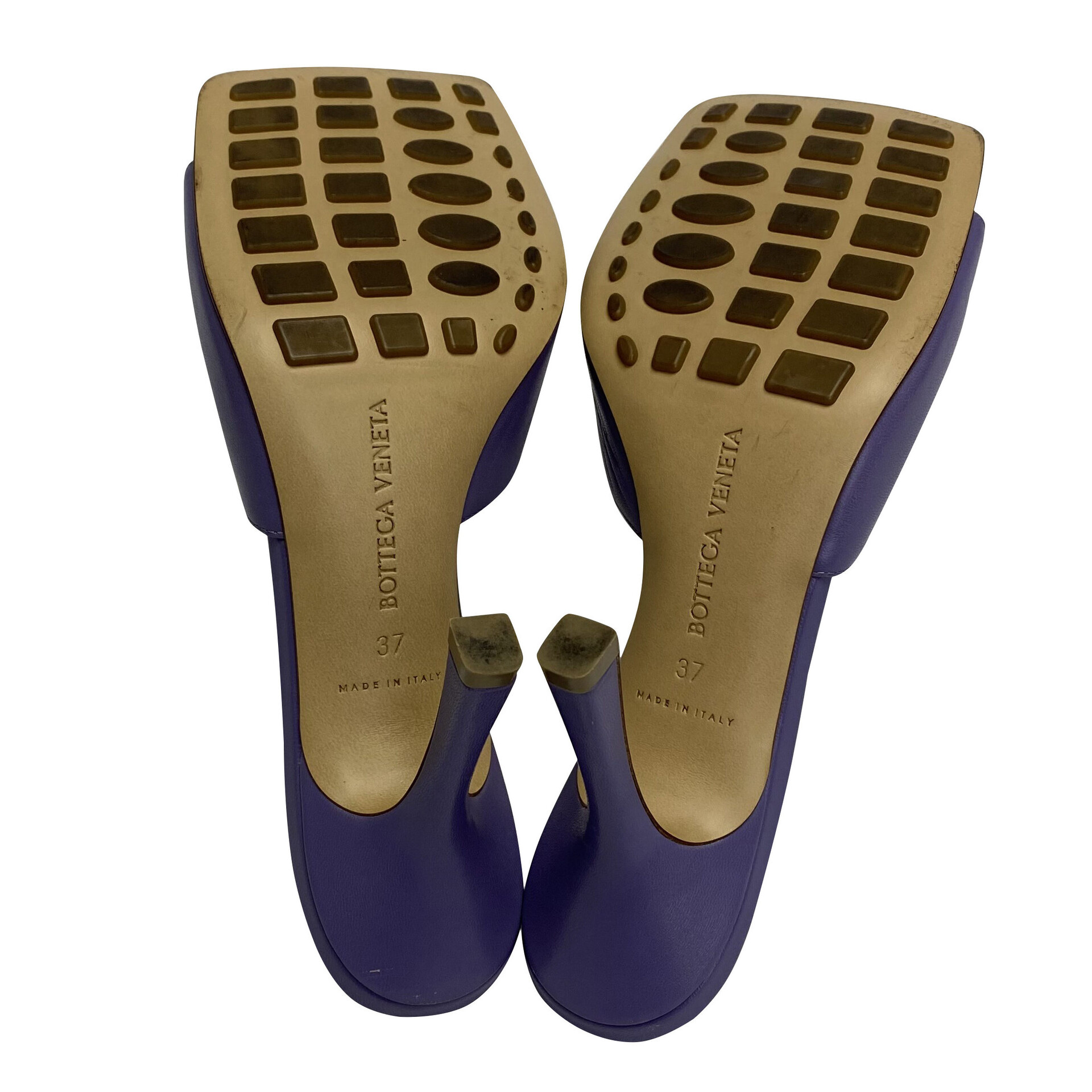 Mule Bottega Veneta Stretch Couro Lilás