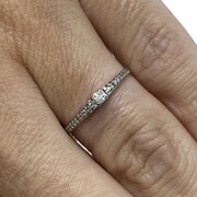 Anel Monte Carlo Solitário - 0.13 ct