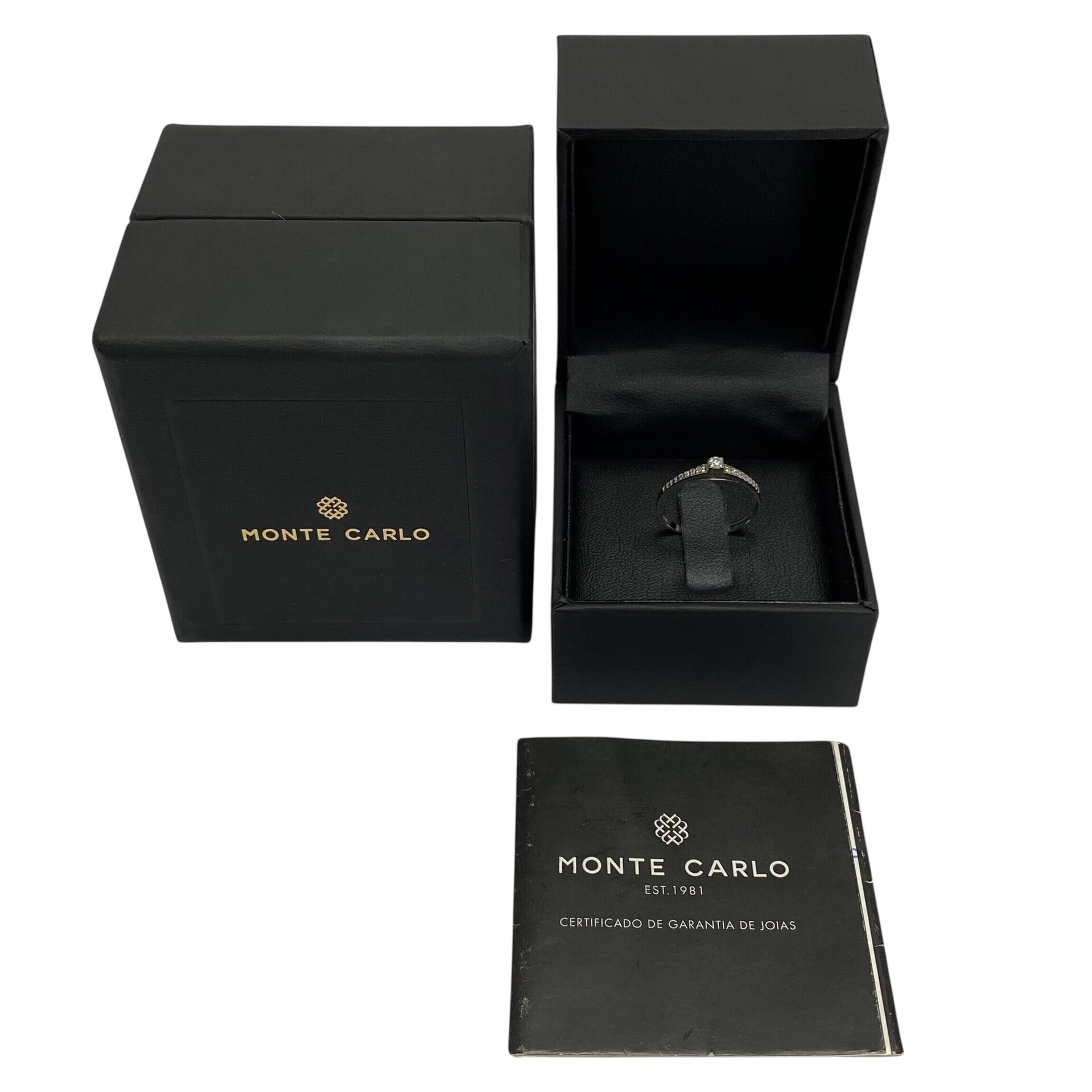 Anel Monte Carlo Solitário - 0.13 ct