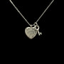 Colar Tiffany & Co. Prata Love Coração Prata