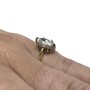 Anel Solitário Diamante Marquise
