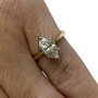 Anel Solitário Diamante Marquise