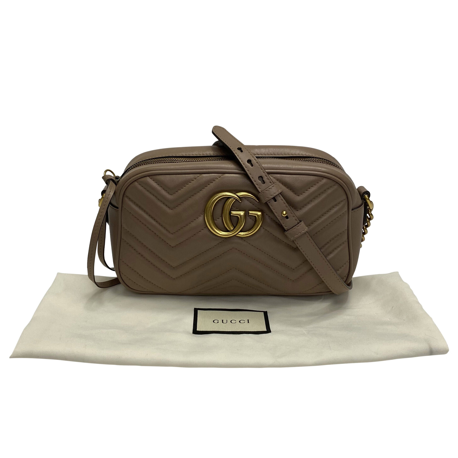 Bolsa Gucci GG Marmont Nude