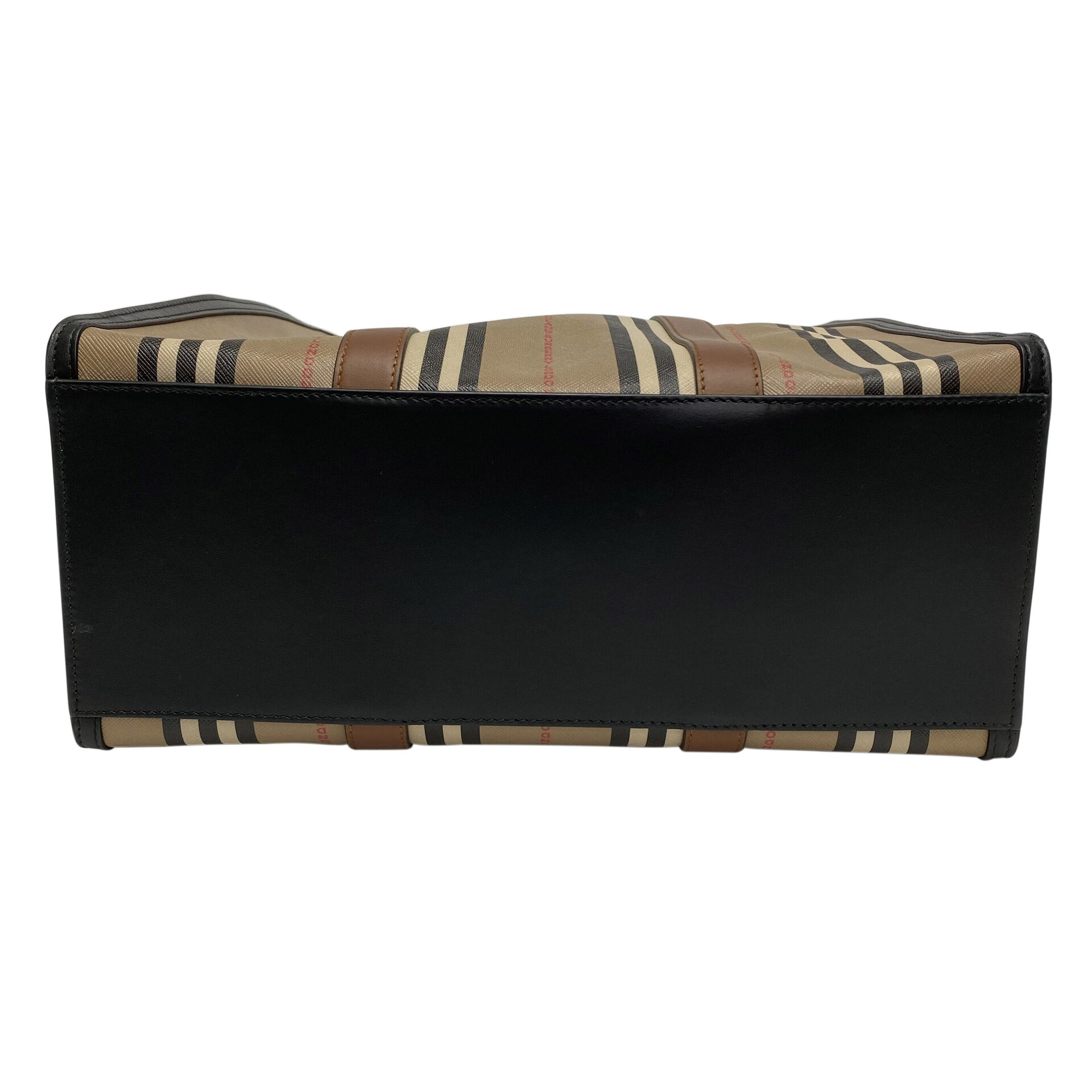 Bolsa Burberry Portrait Tote Icon Stripe