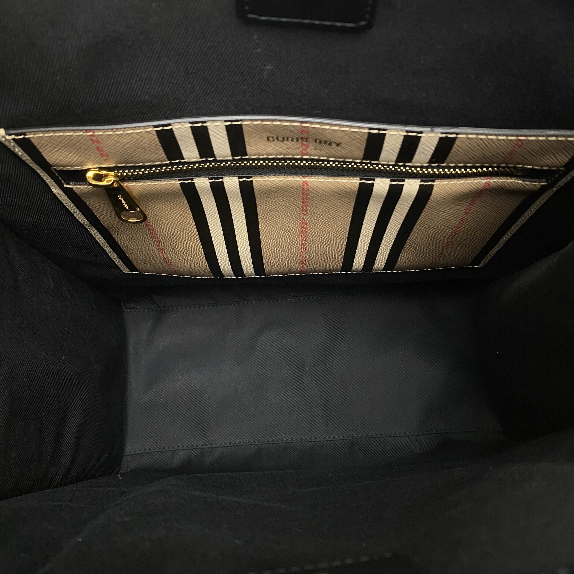 Bolsa Burberry Portrait Tote Icon Stripe