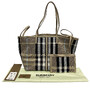 Bolsa Burberry Beach Tote Dusty Sand