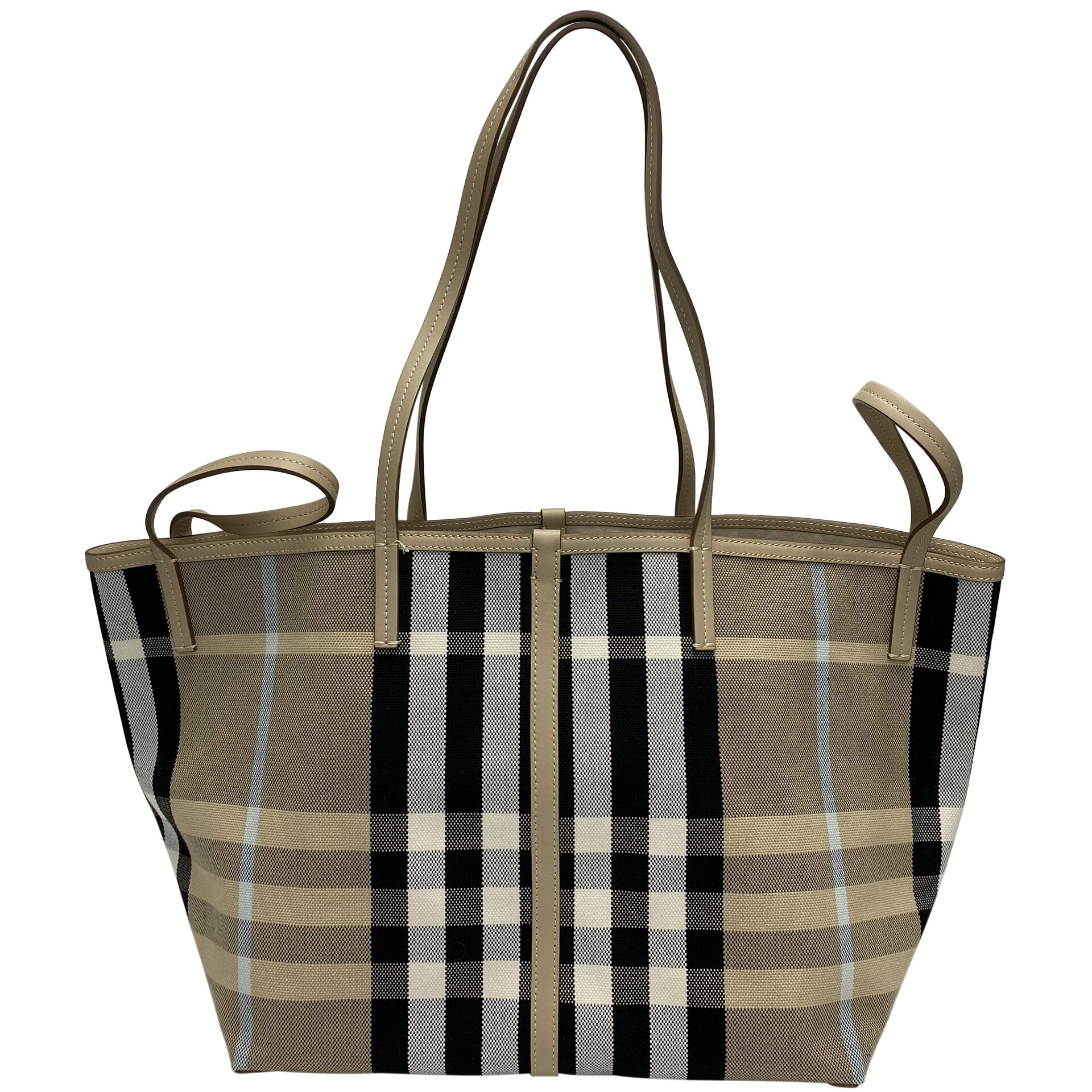Bolsa Burberry Beach Tote Dusty Sand