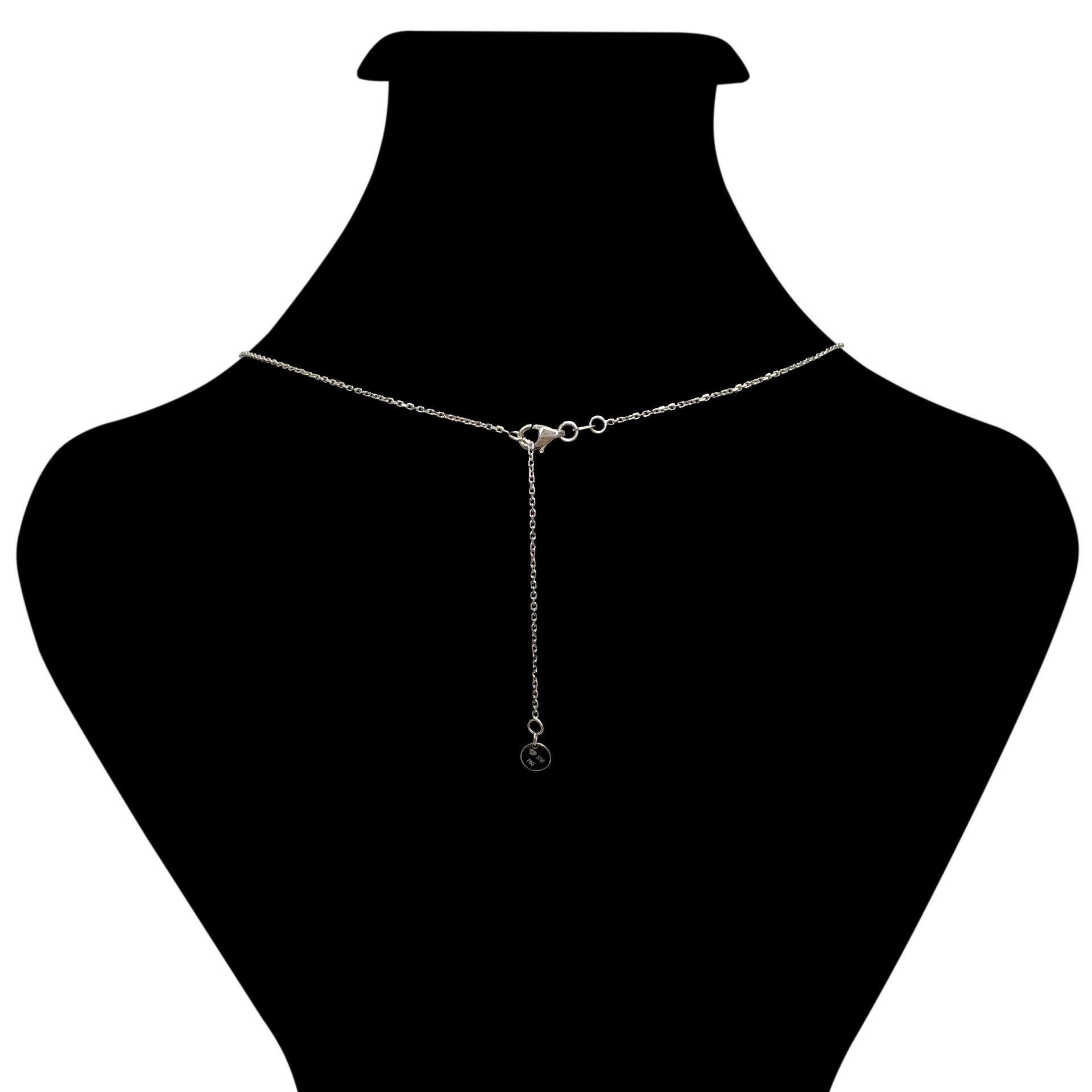 Colar Gota Esmeralda e Diamantes