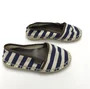 Espadrille Gucci Infantil Listrada Azul Branco