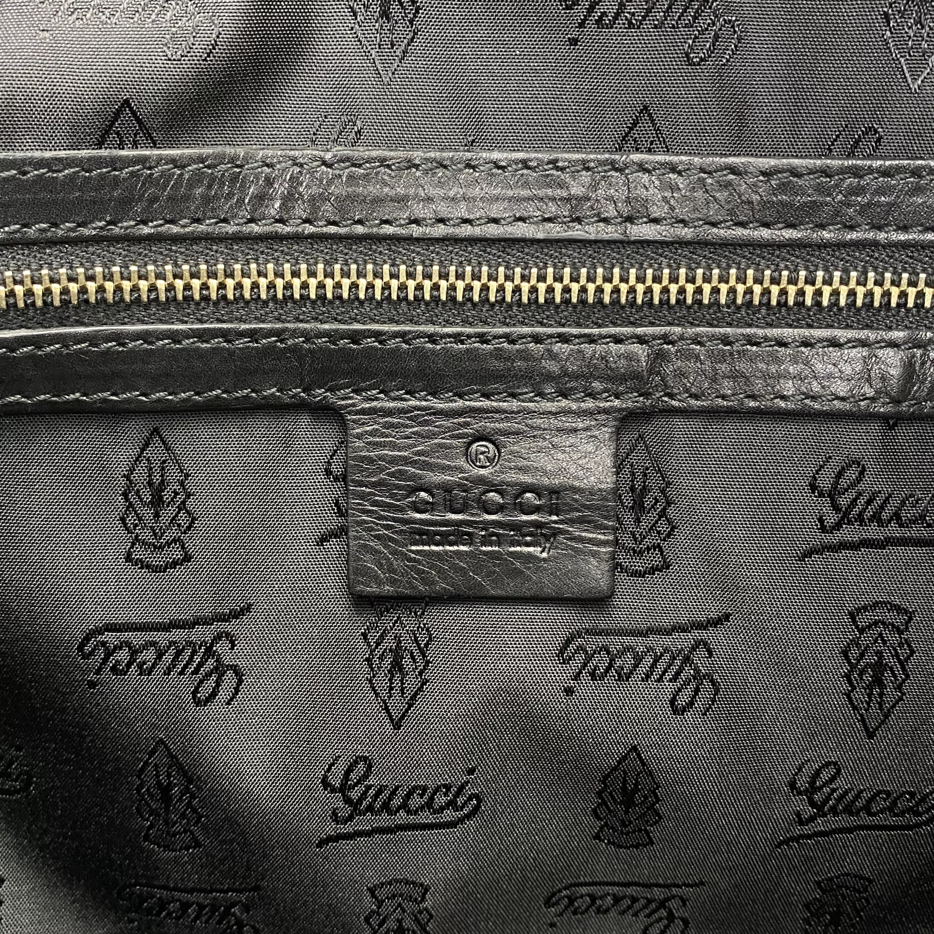 Bolsa Gucci Couro Verniz Preta