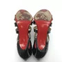 Sapato Christian Louboutin Couro Verniz Preto