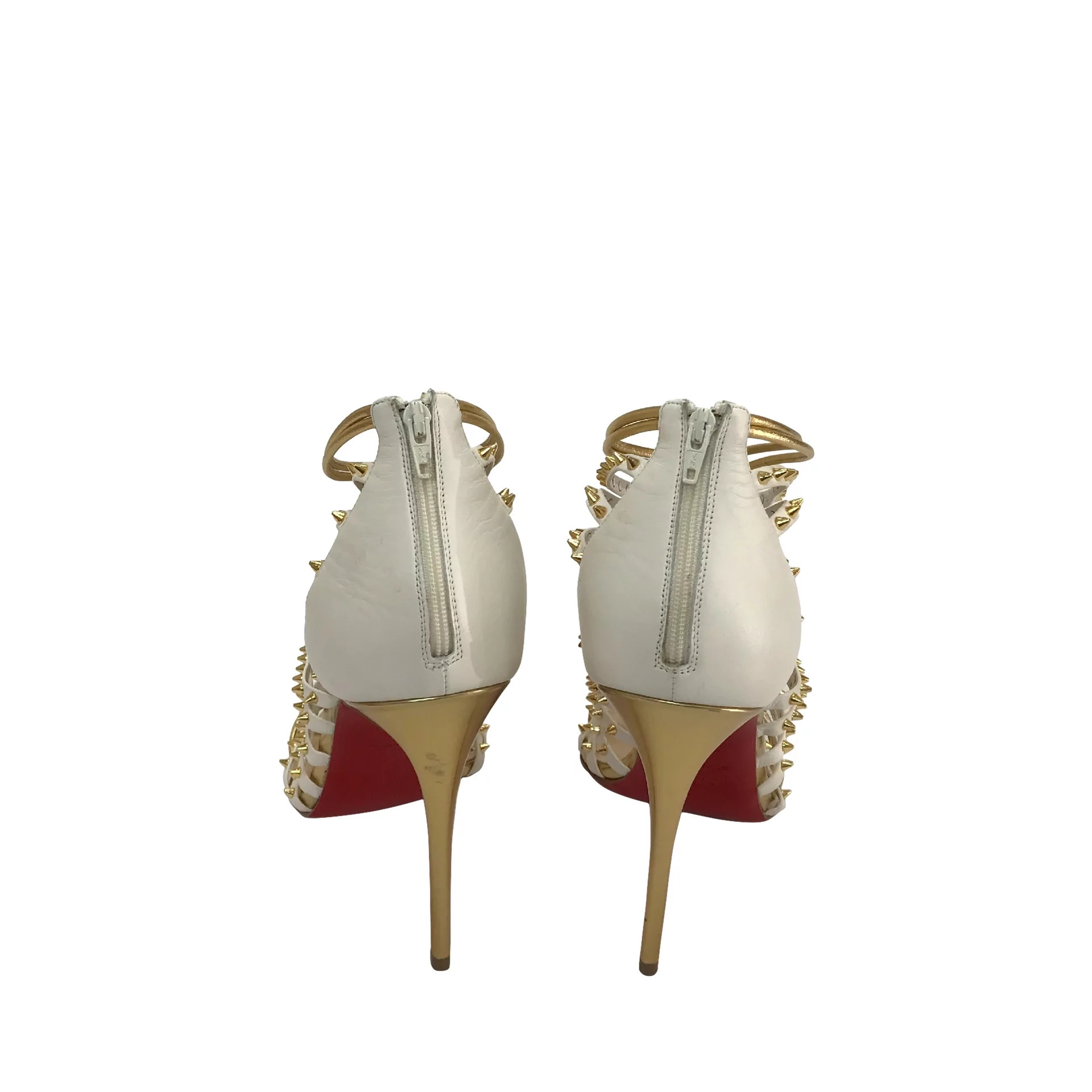 Sandália Christian Louboutin Tiras com Rockstuds