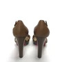 Sandália Christian Louboutin Couro Marrom
