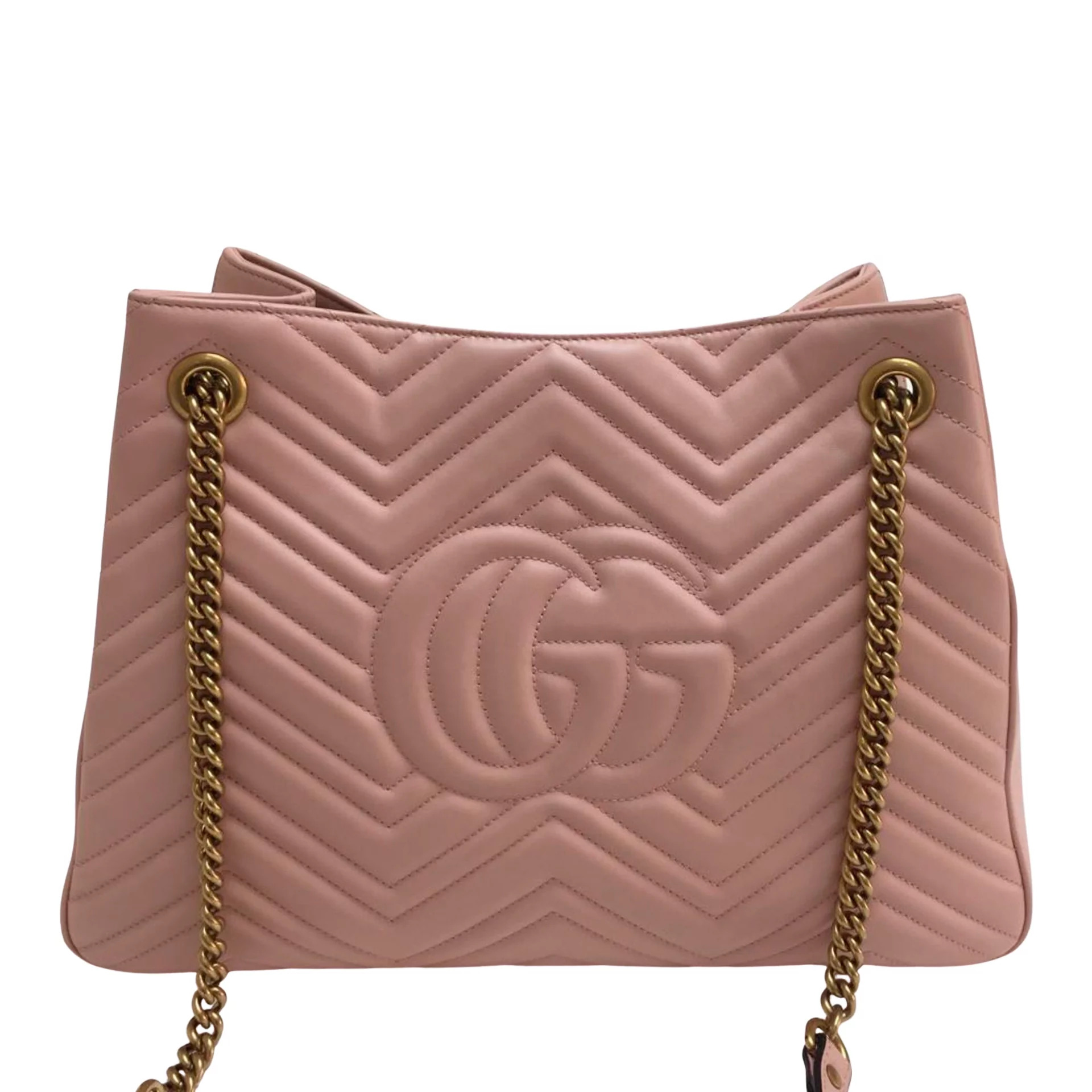 Bolsa Gucci GG Marmont Rosa