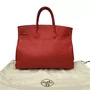 Bolsa Hermès Birkin 40 Vermelha