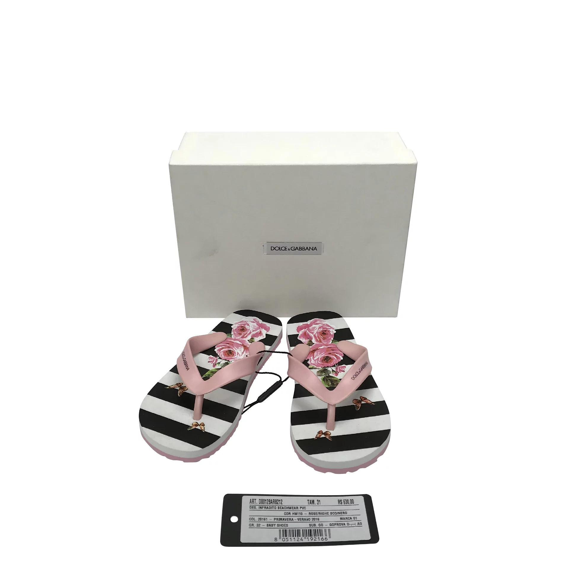 Chinelo infantil Feminino Dolce & Gabbana
