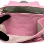 Bolsa Chanel Accordion Flap Part Quilted Pink