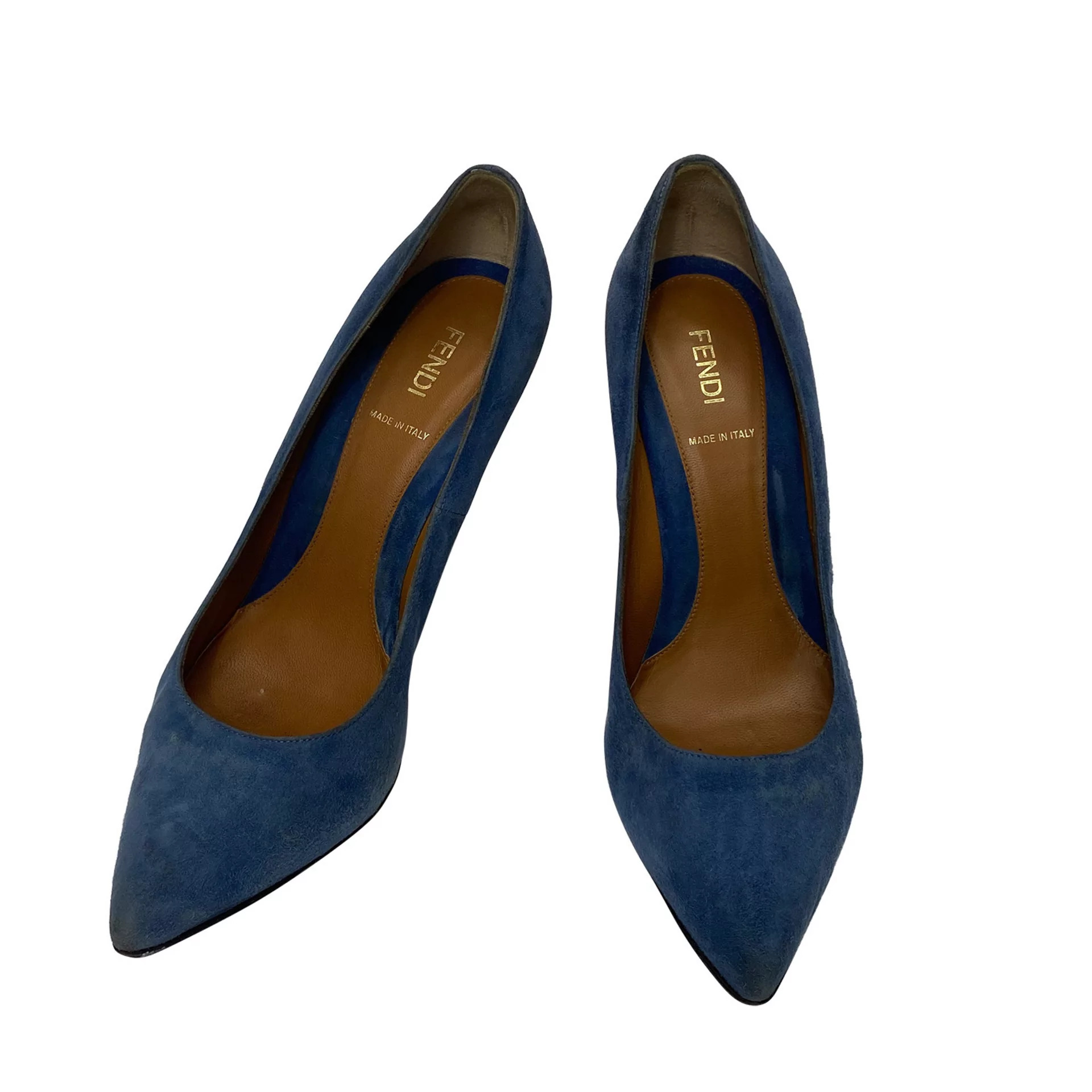 Scarpin Fendi Azul