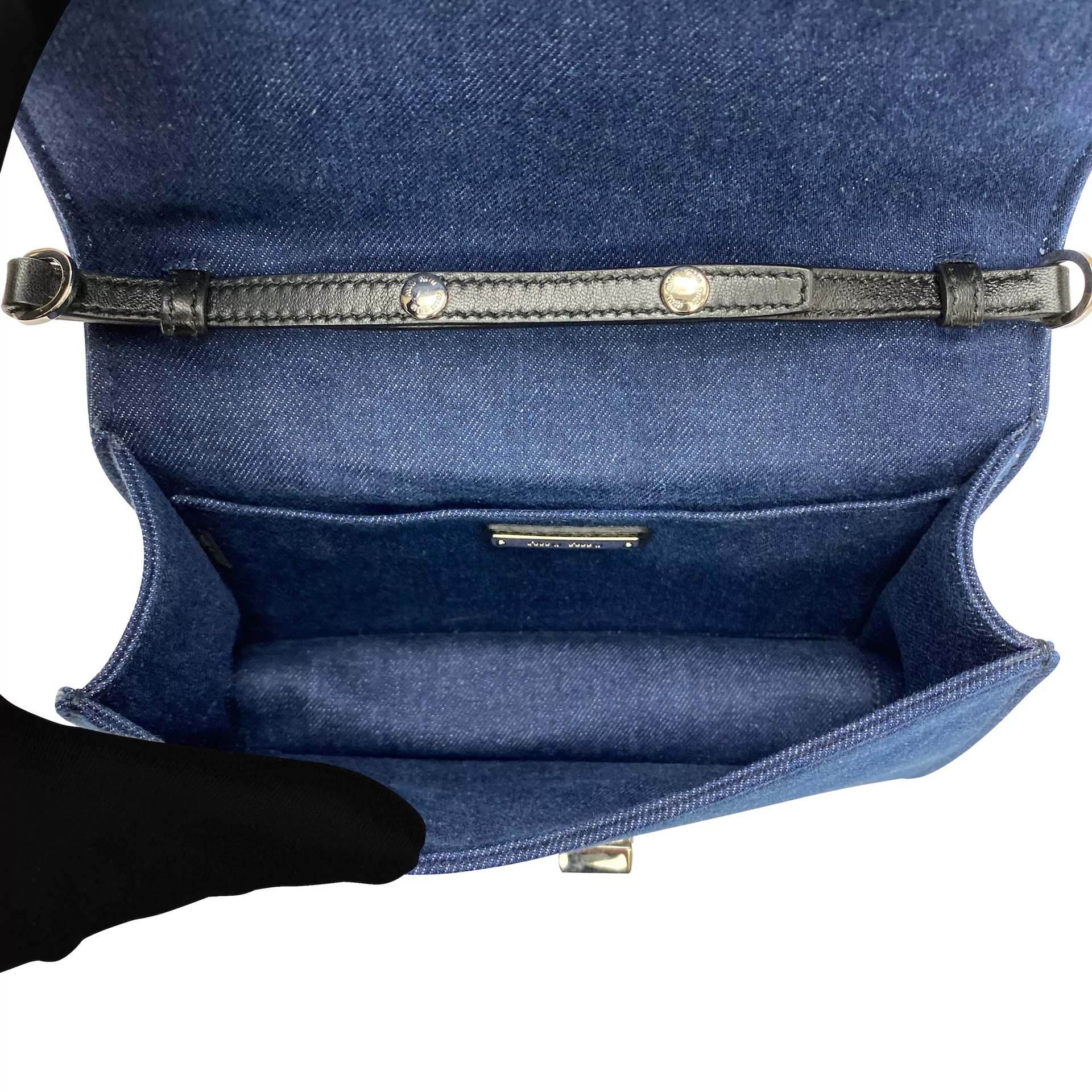 Bolsa Miu Miu 'Miu Crystal' Tiracolo Jeans