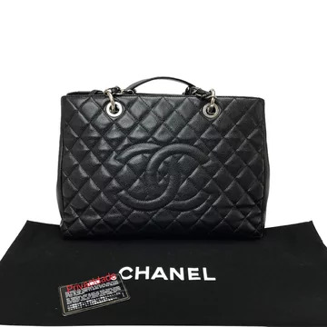 Bolsa Chanel Shopper Preta