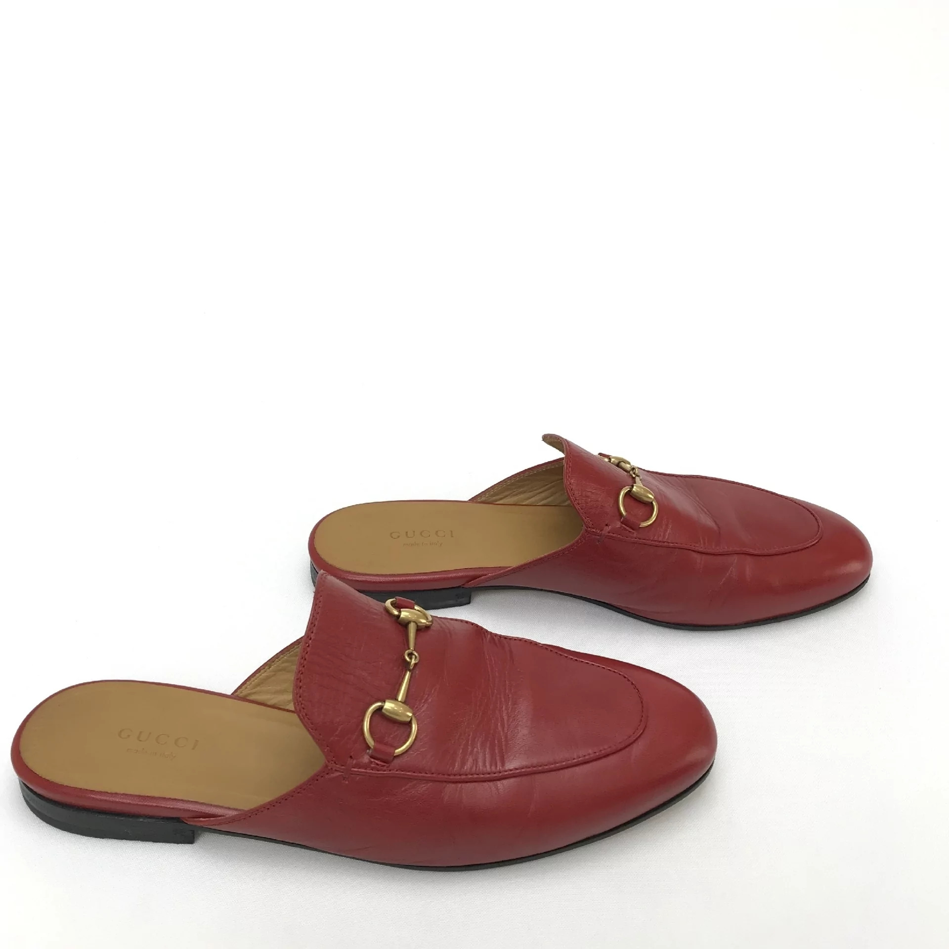 Slipper de Couro Gucci Princetown