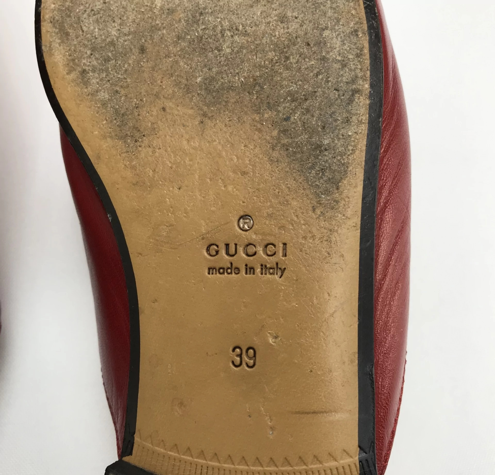 Slipper de Couro Gucci Princetown