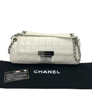 Bolsa Chanel Couro Off-White