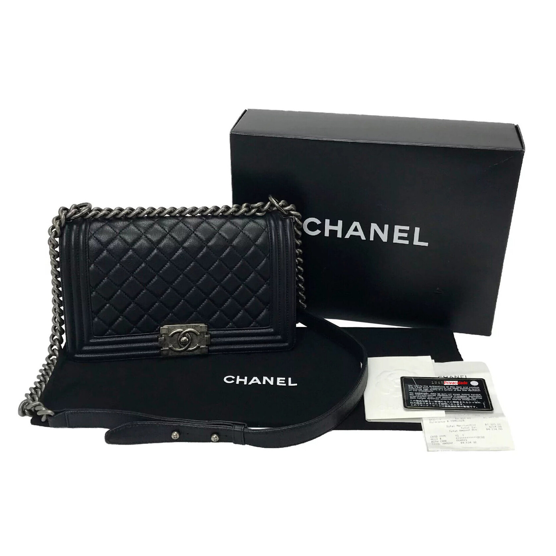 Bolsa Chanel Le Boy Preta