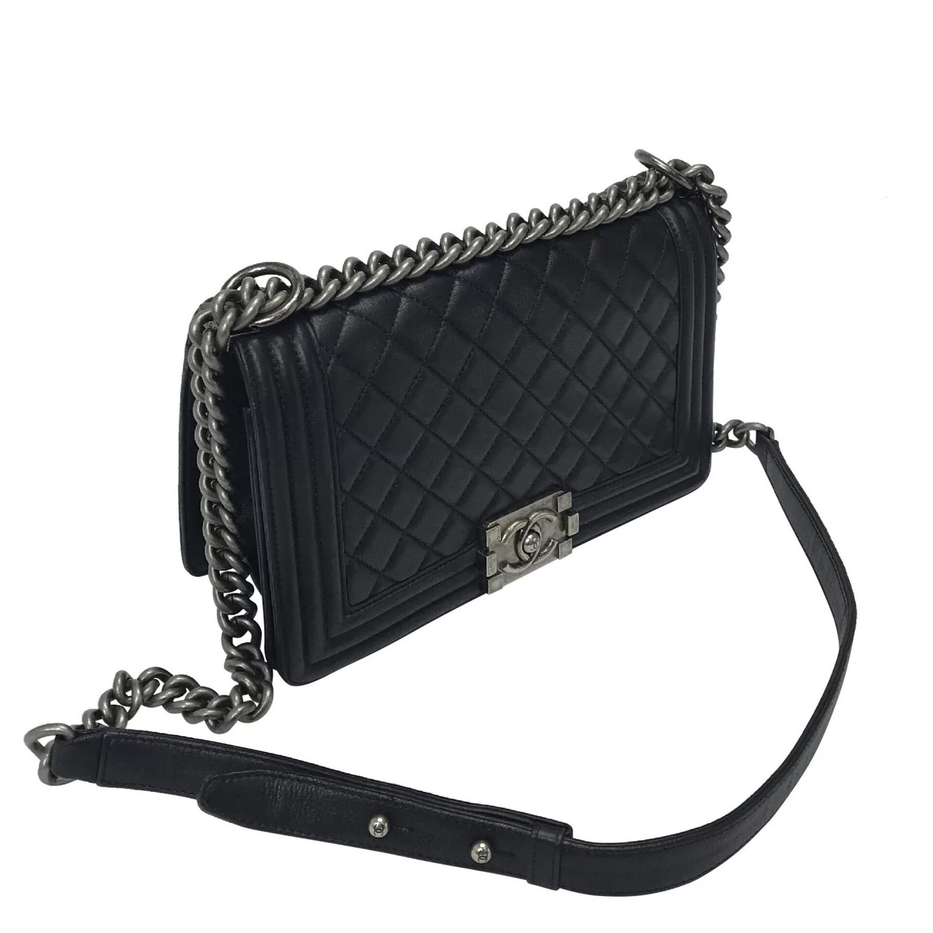 Bolsa Chanel Le Boy Preta