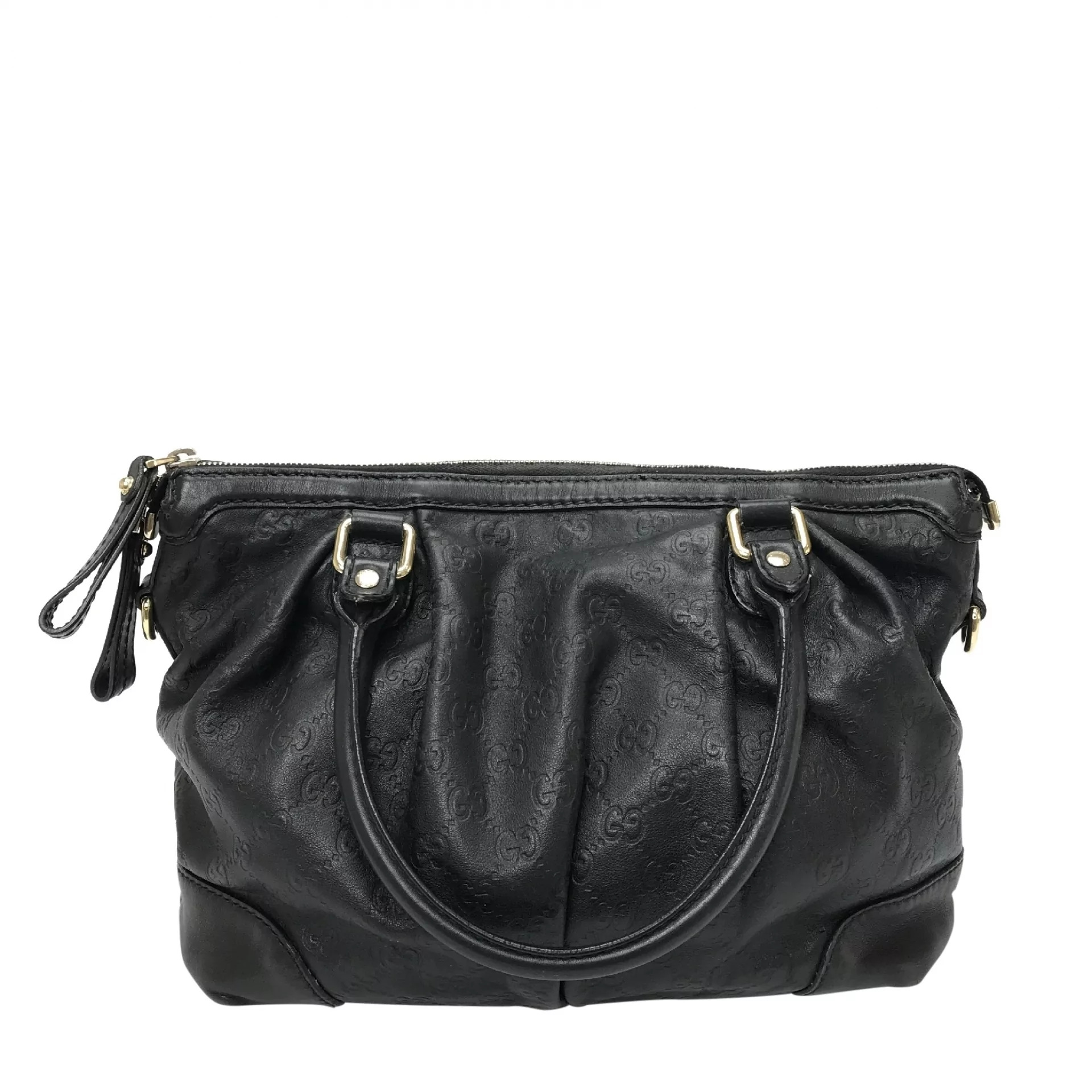 Bolsa Gucci Couro Preta 