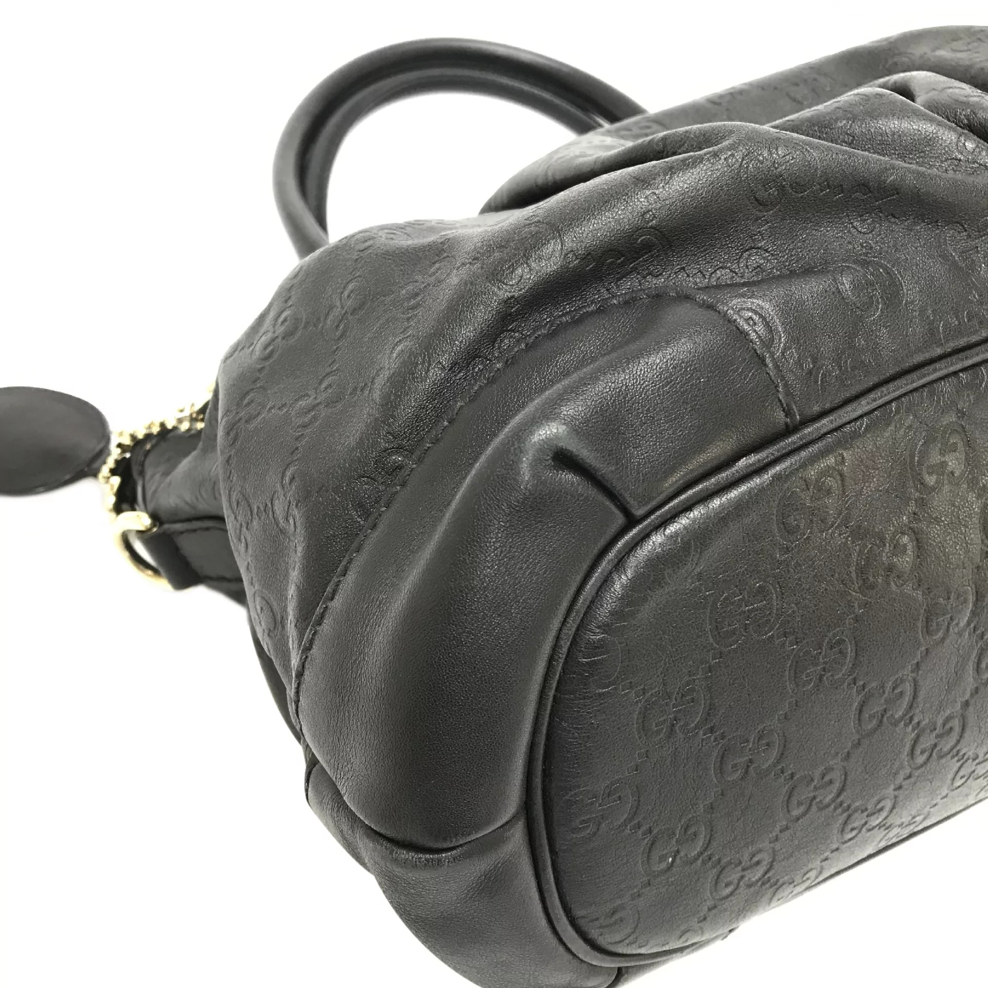 Bolsa Gucci Couro Preta 