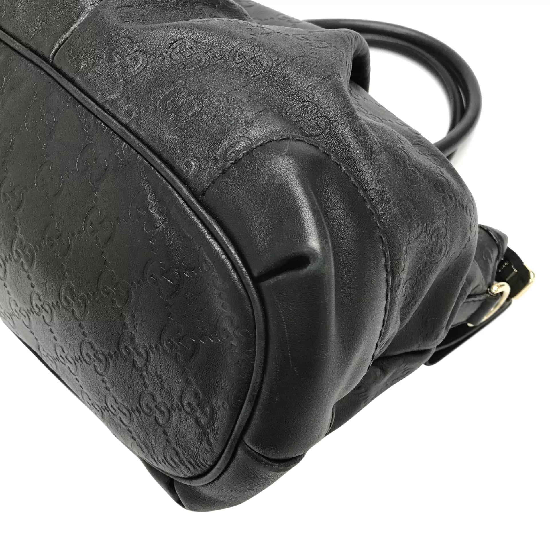 Bolsa Gucci Couro Preta 