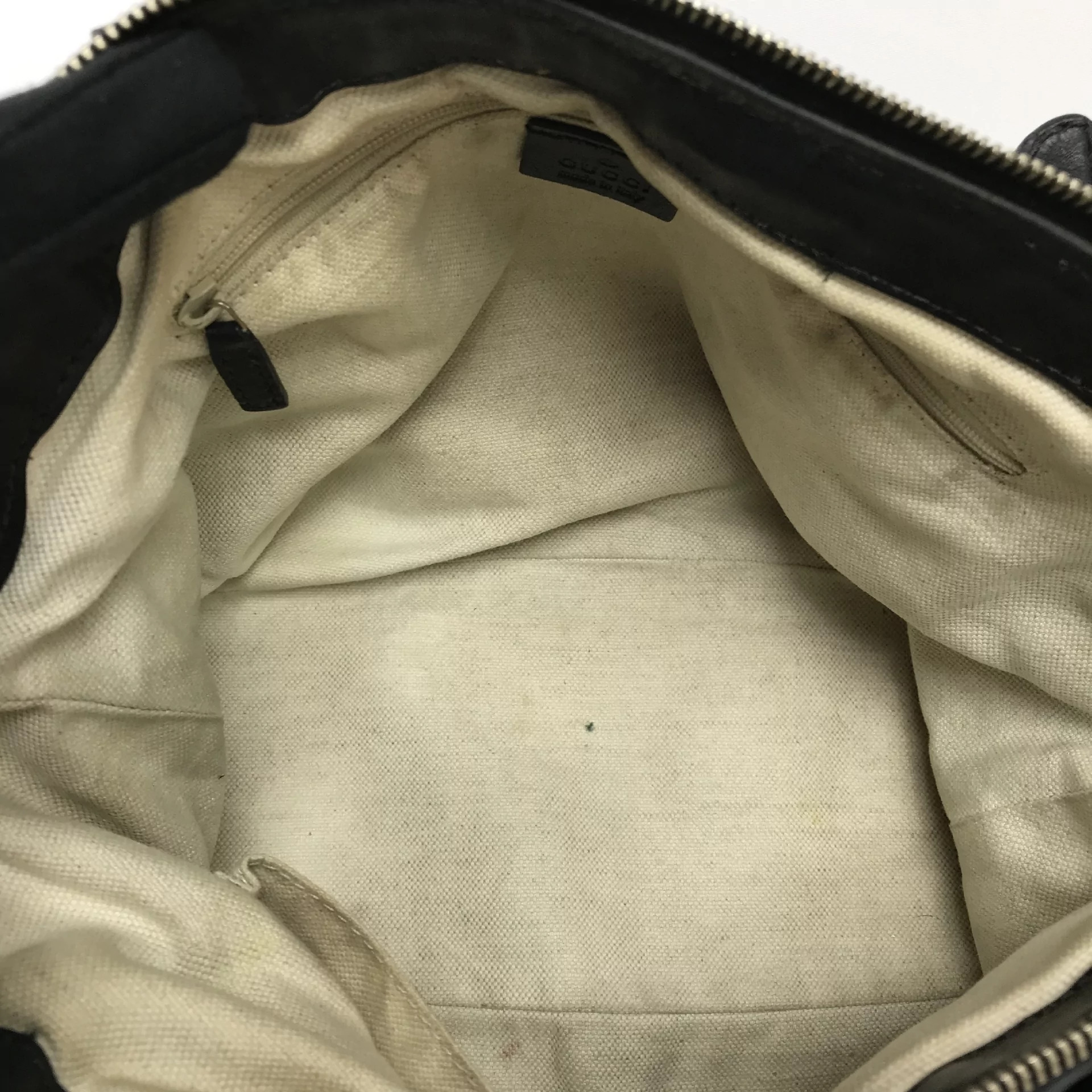 Bolsa Gucci Couro Preta 