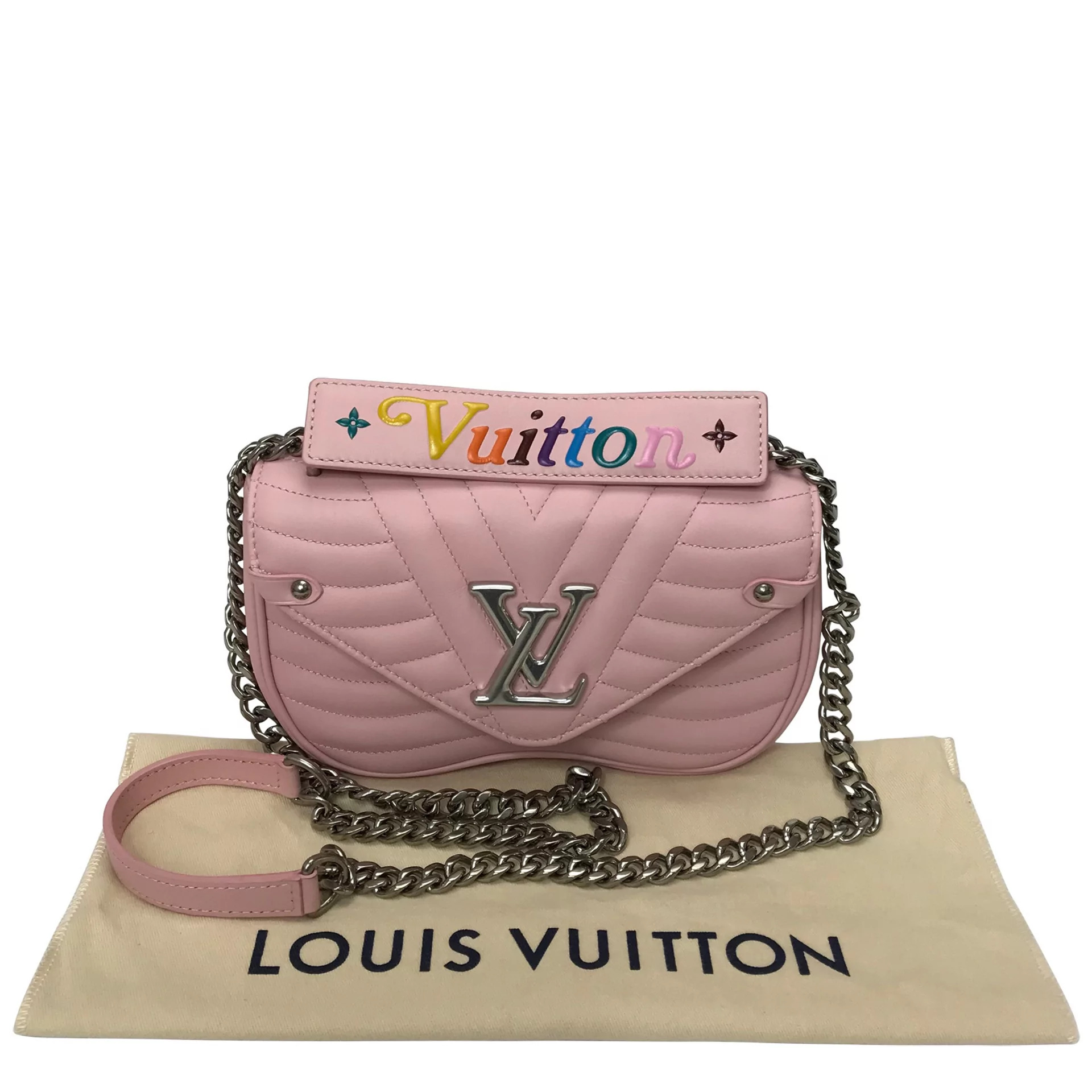 Bolsa Louis Vuitton Chain Bag New Wave PM