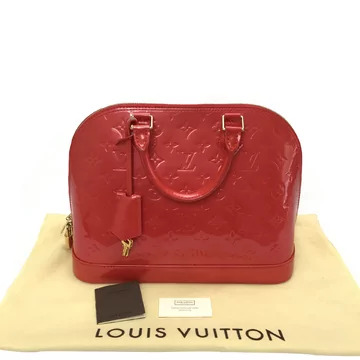 Bolsa Louis Vuitton Alma Verniz Vermelha 