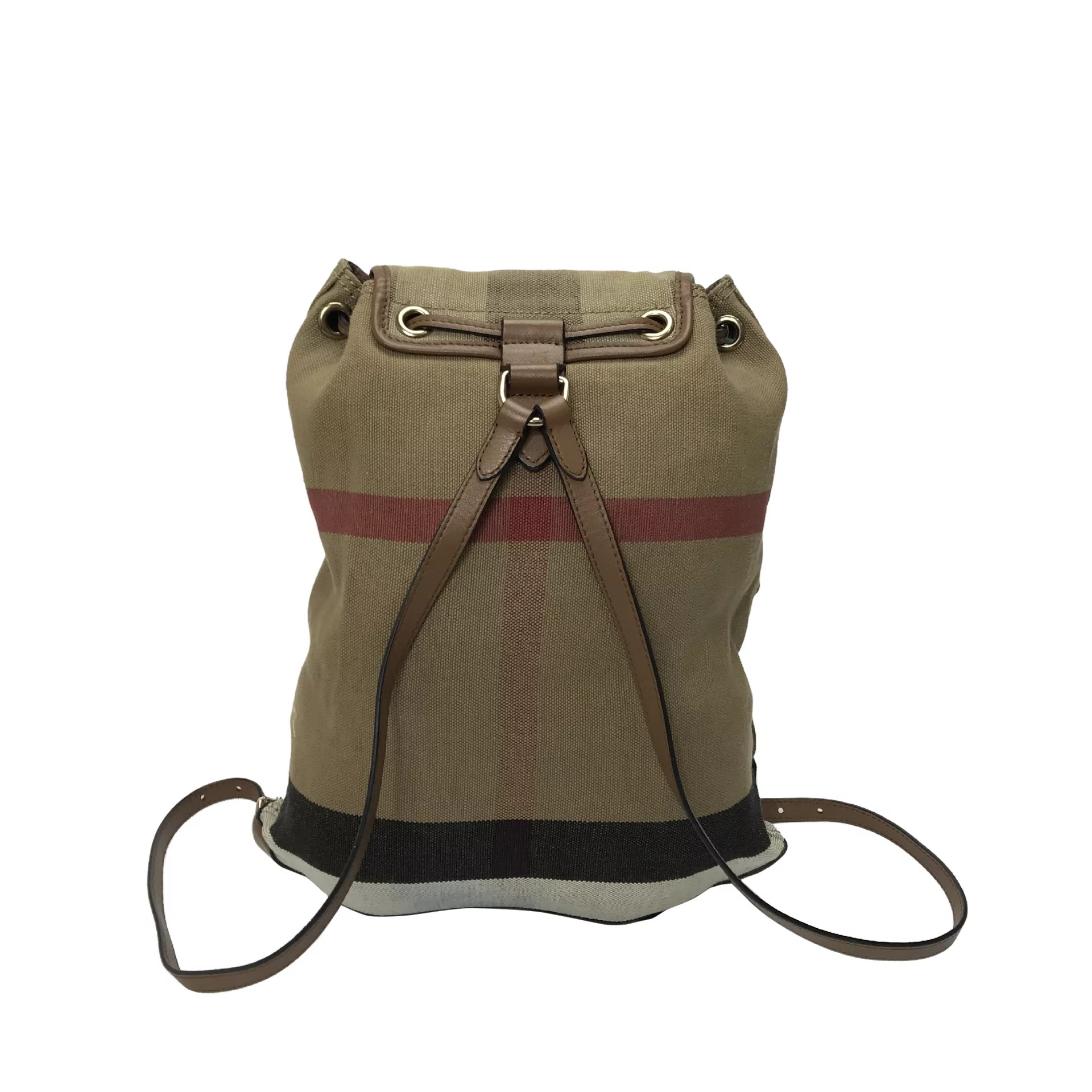 Mochila Burberry Tecido Xadrez 