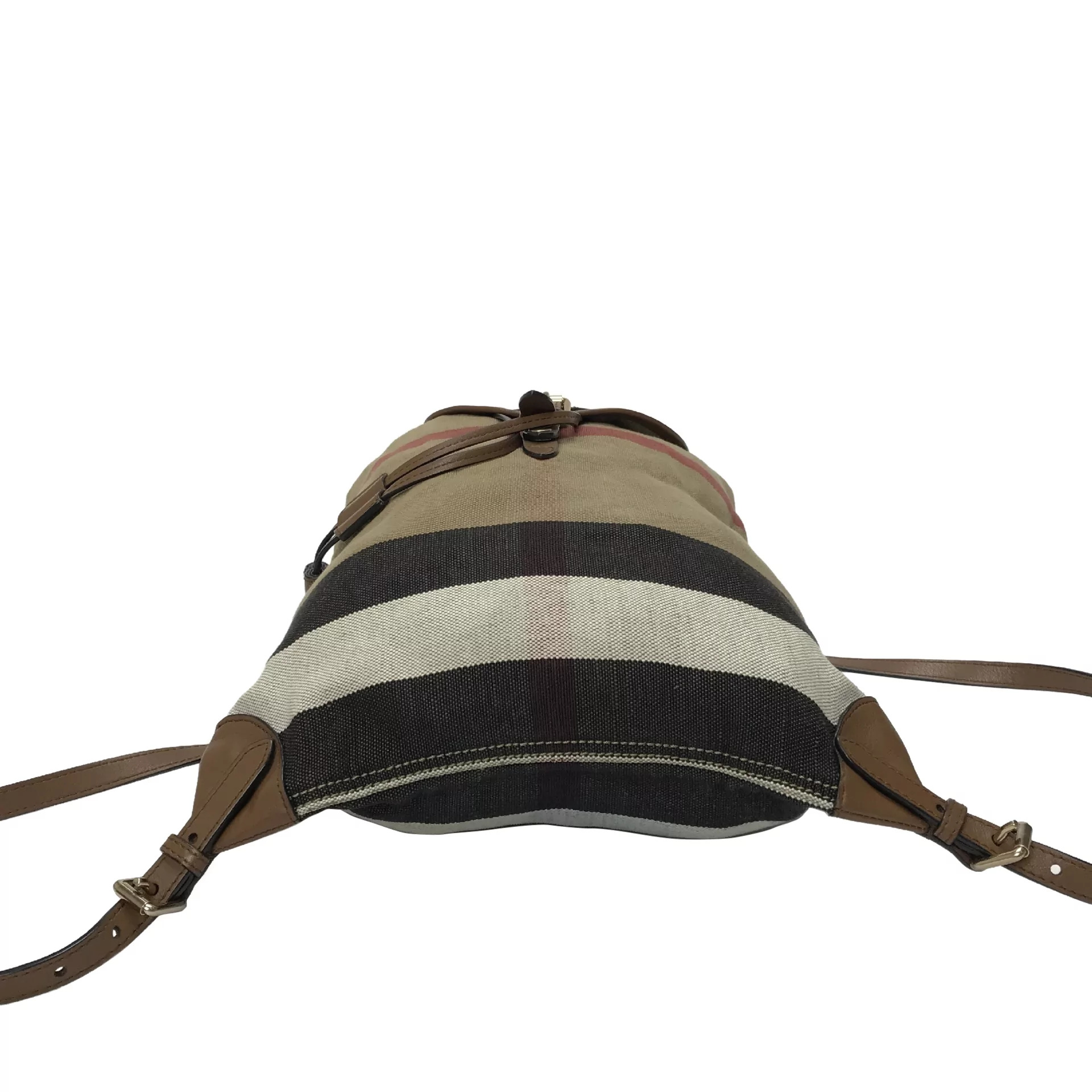 Mochila Burberry Tecido Xadrez 