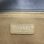 Bolsa Chanel Couro Cinza