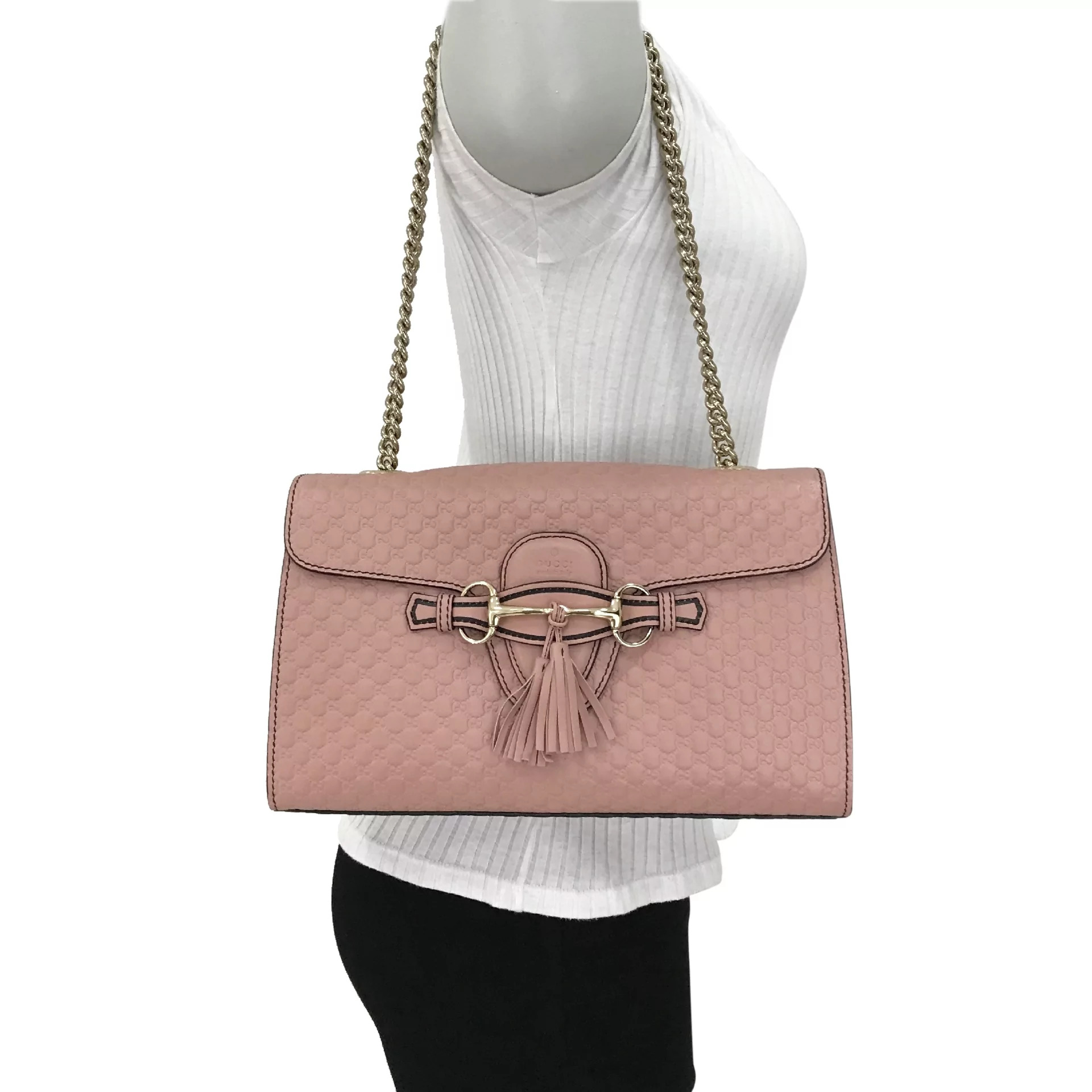 Bolsa Gucci Emily Rosa 