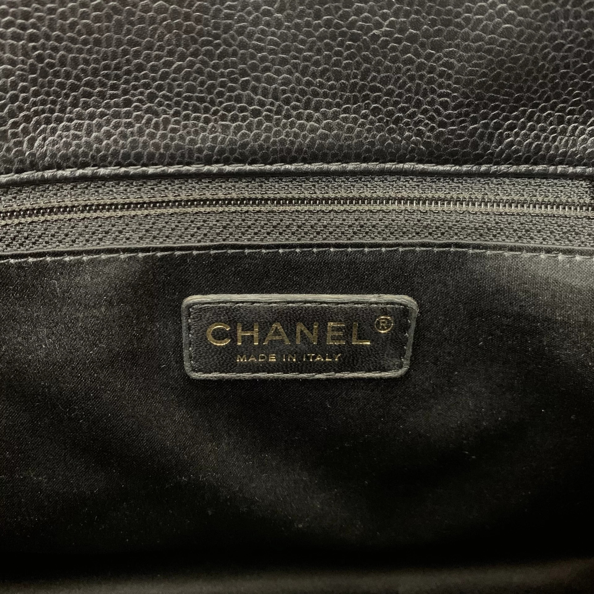 Bolsa Chanel Shopper Preta