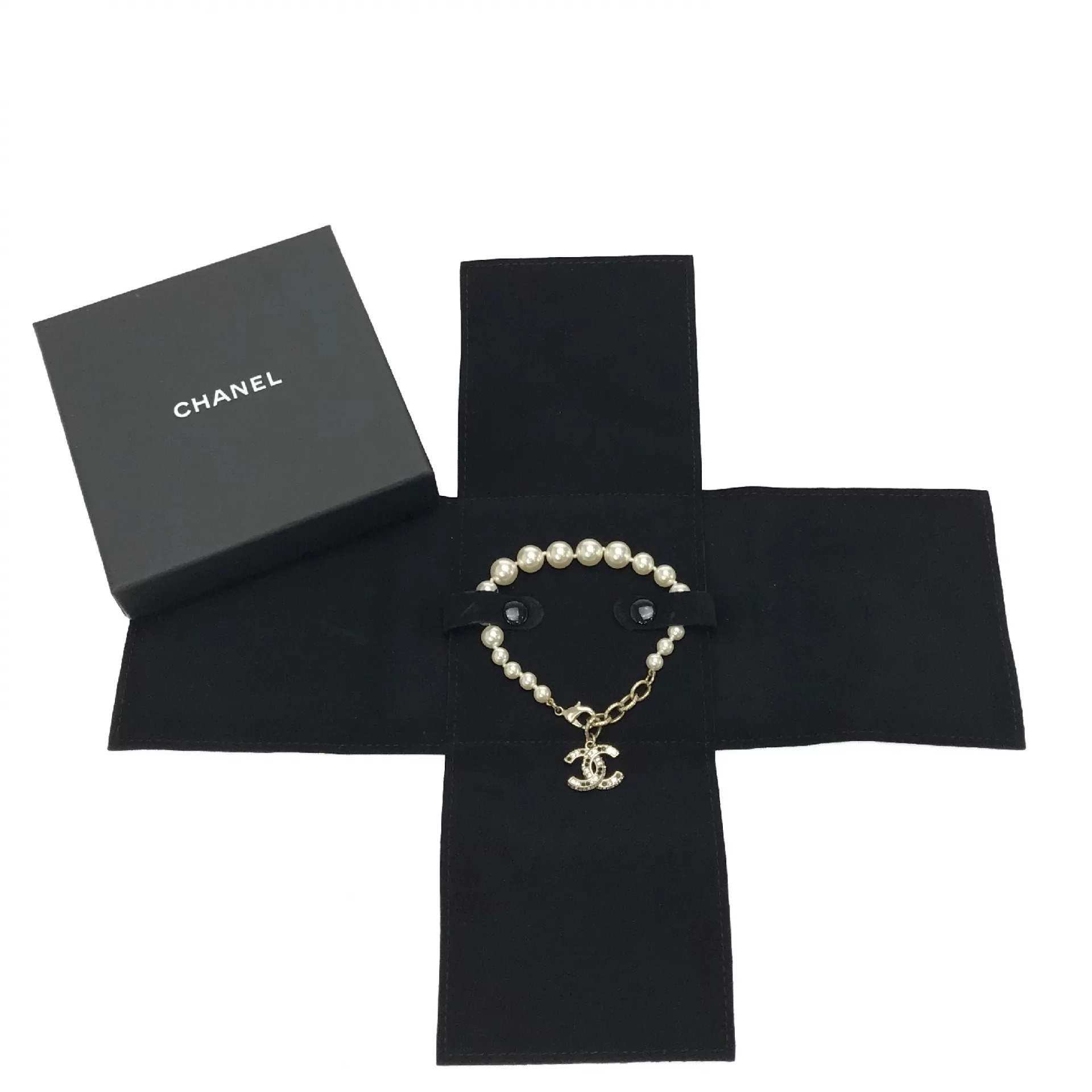 Pulseira Chanel Pérolas