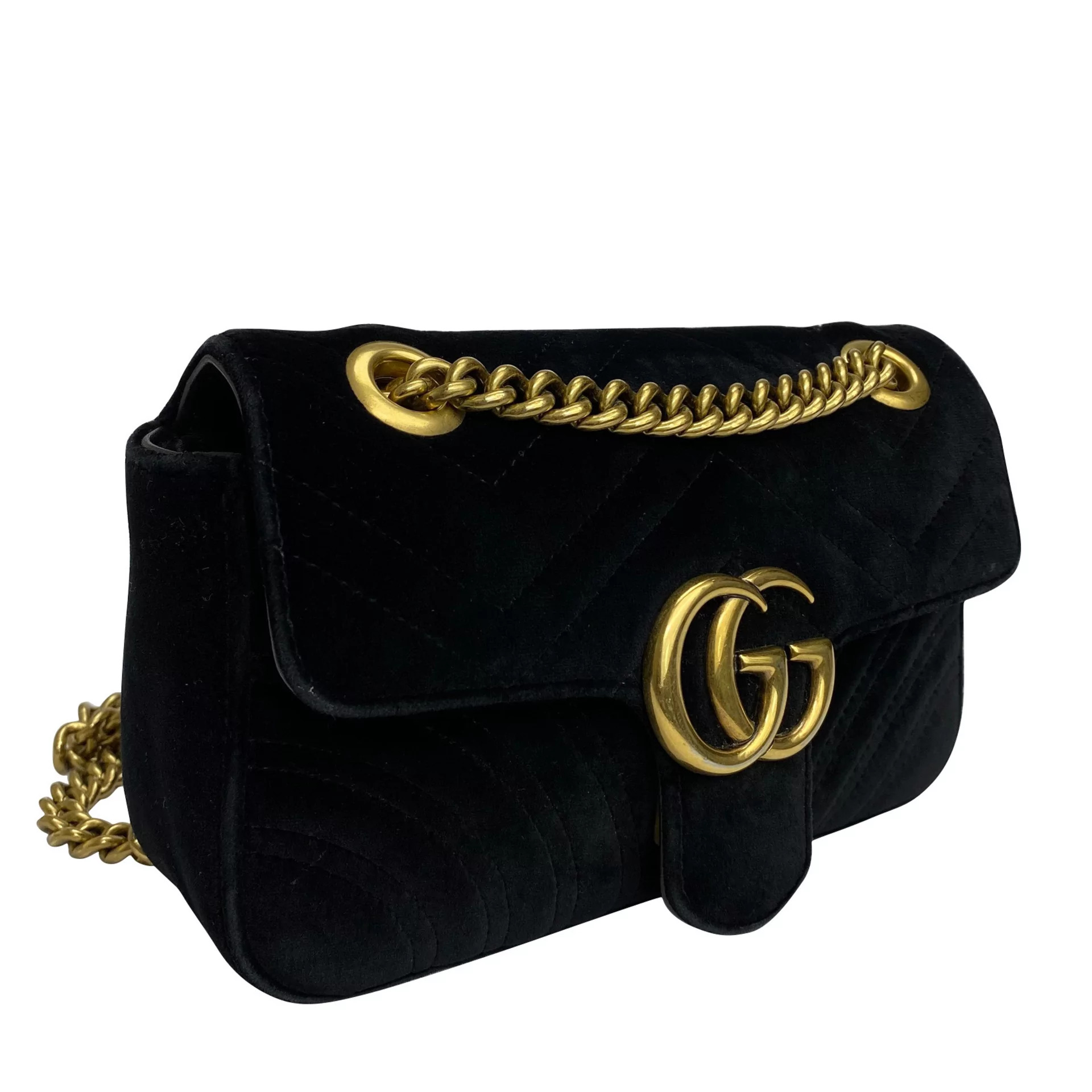 Bolsa Gucci GG Marmont Veludo