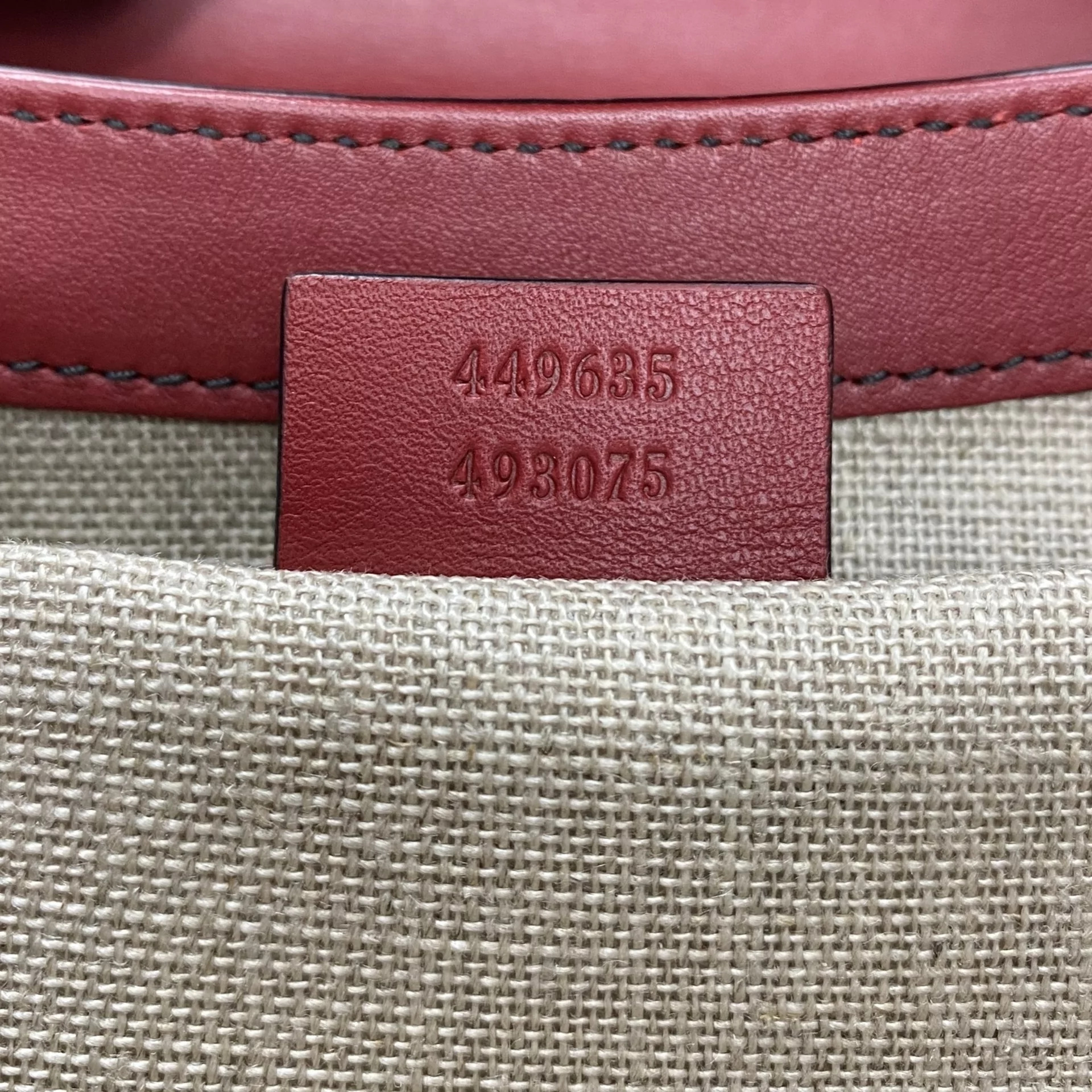 Bolsa Gucci Emily Signature Vermelha