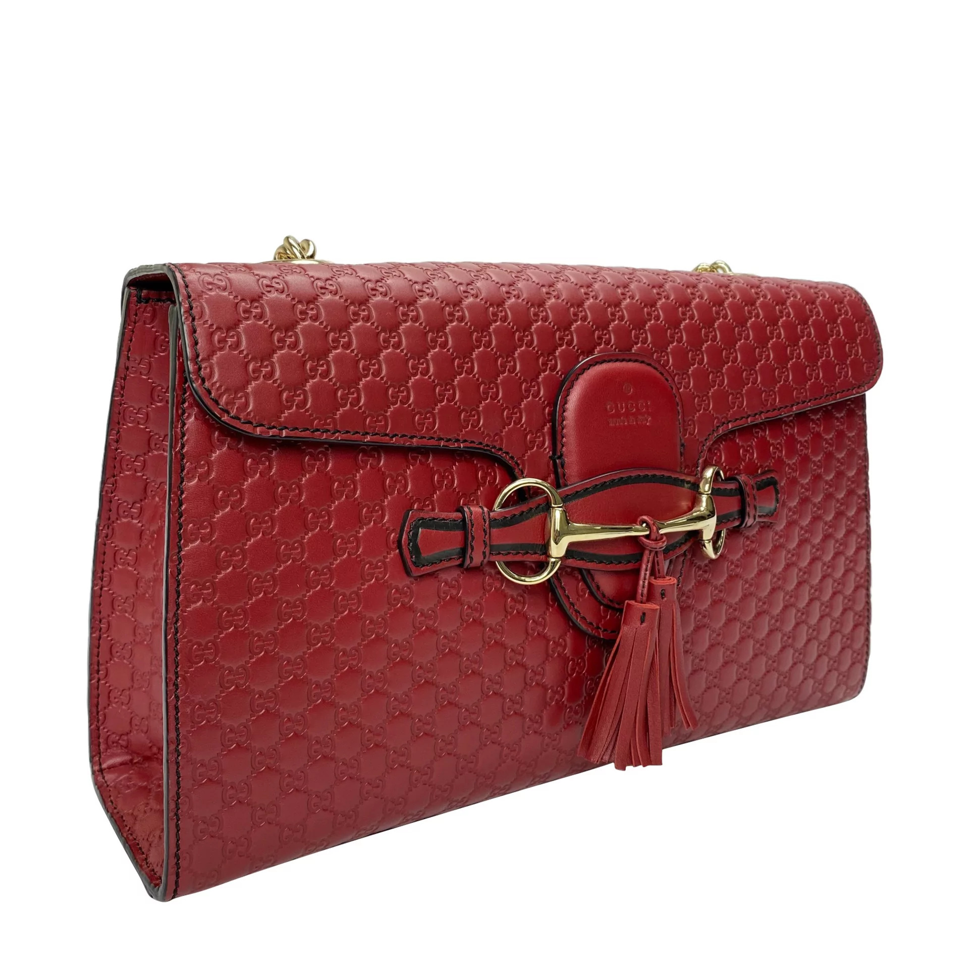 Bolsa Gucci Emily Signature Vermelha