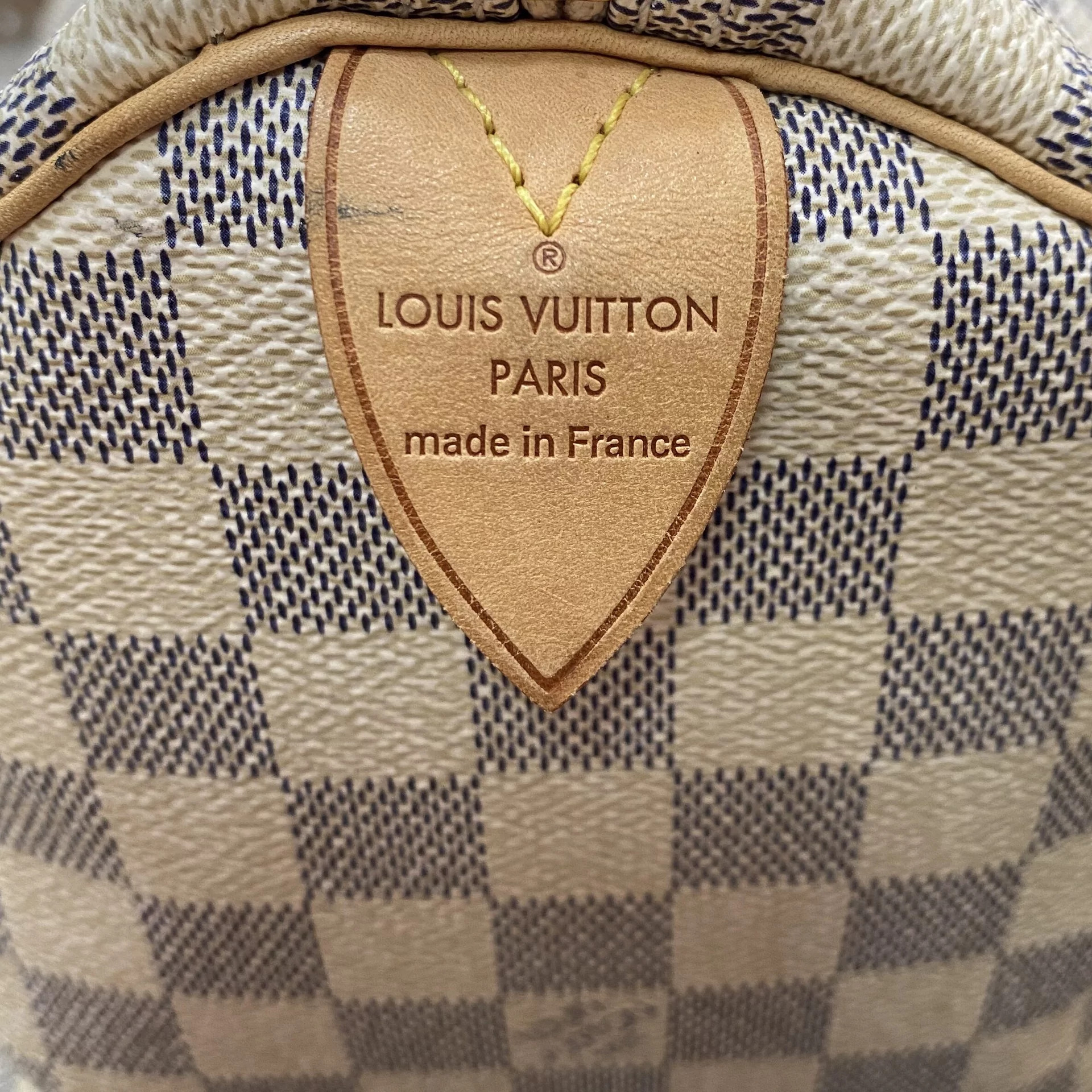 Bolsa Louis Vuitton Speedy 30 Damier Azur