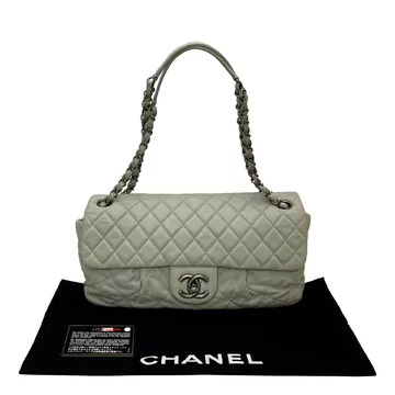 Bolsa Chanel Couro Off White