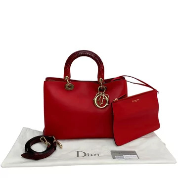 Bolsa Christian Dior Diorissima Vermelha