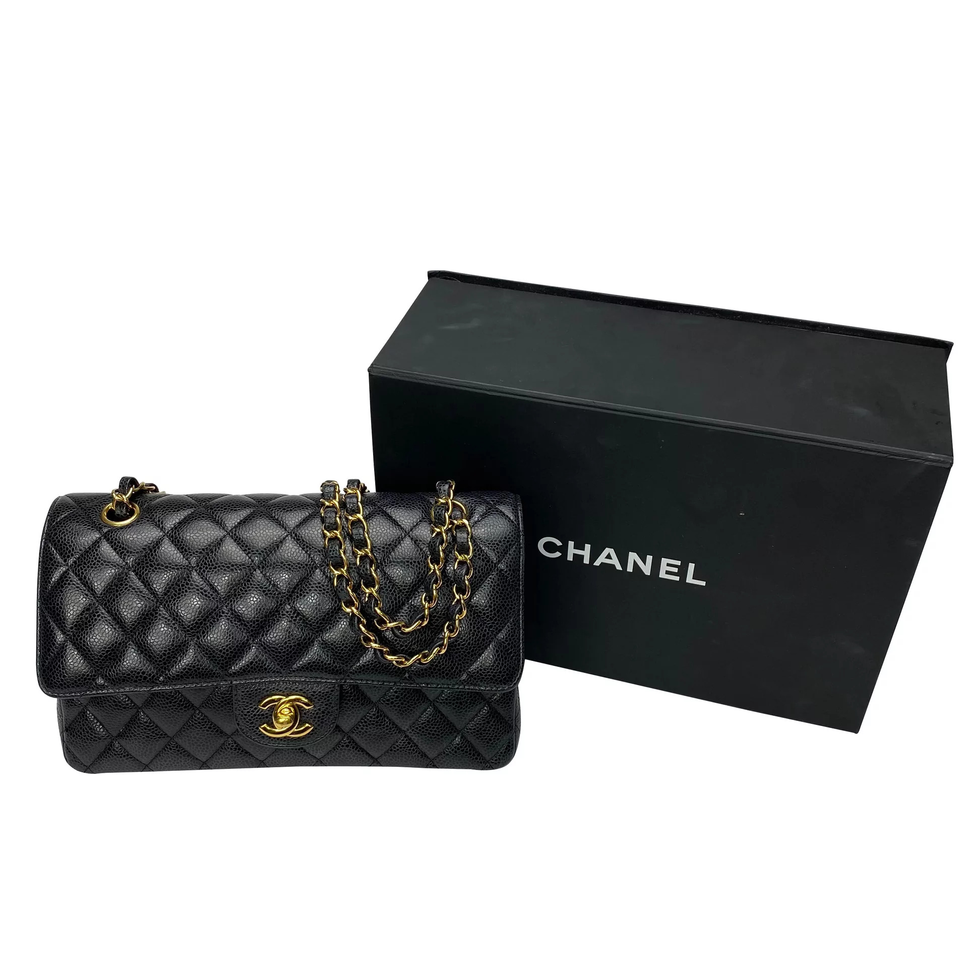Bolsa Chanel Double Flap Média