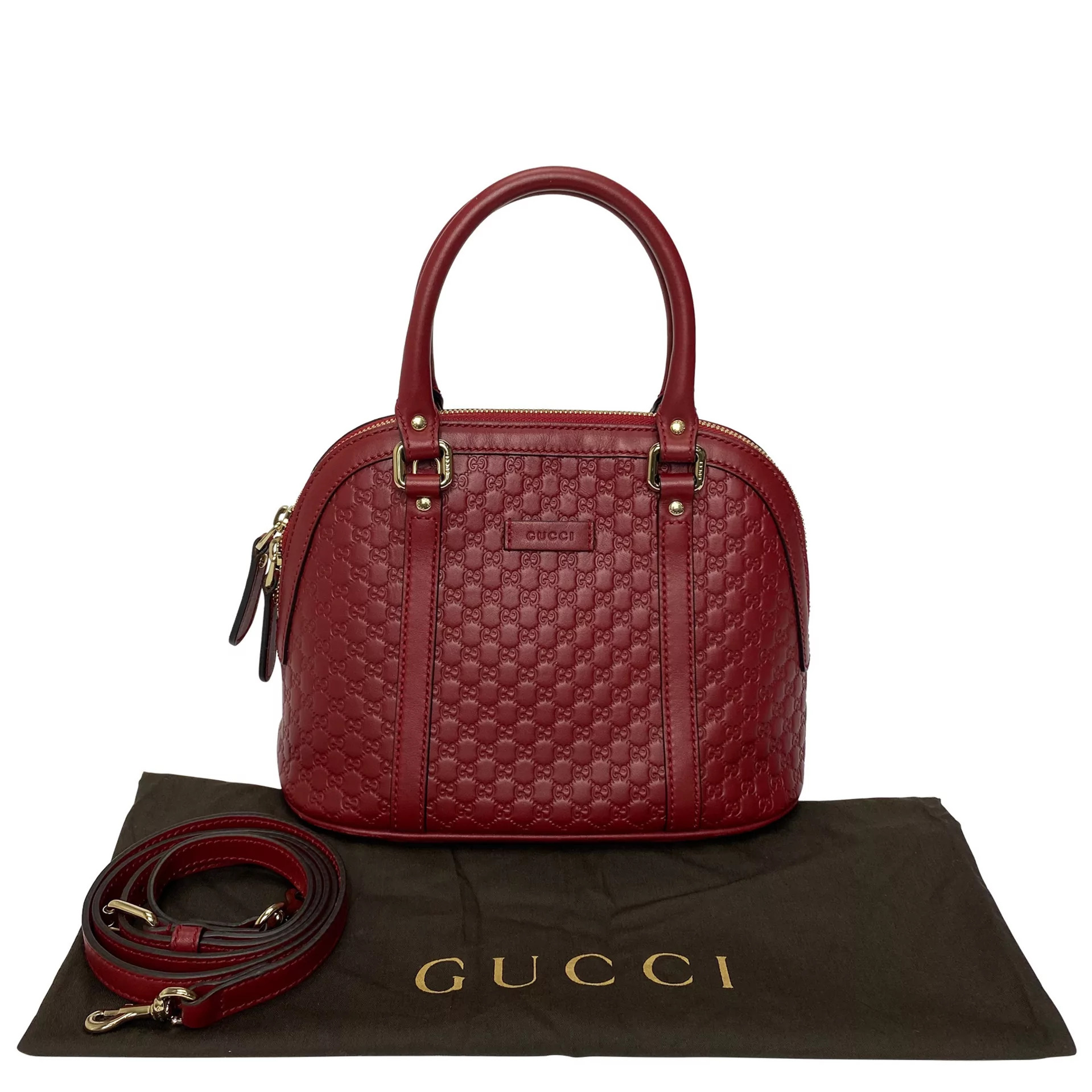 Bolsa Gucci Microguccissima Vermelha